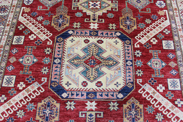 FINE HANDMADE KAZAK RUG 290 X 214 CM