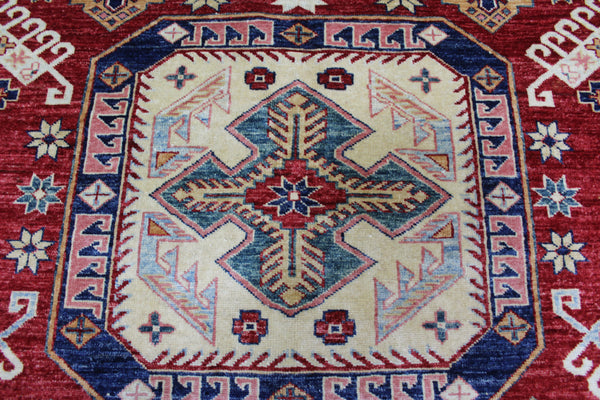 FINE HANDMADE KAZAK RUG 290 X 214 CM