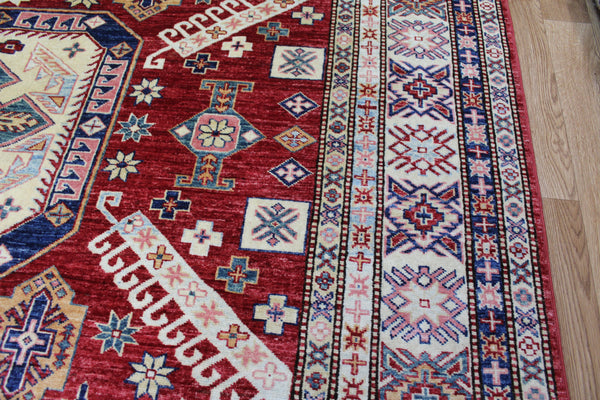 FINE HANDMADE KAZAK RUG 290 X 214 CM