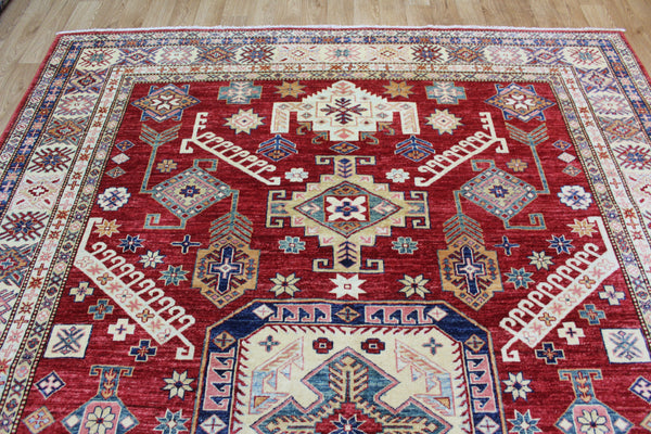 FINE HANDMADE KAZAK RUG 290 X 214 CM