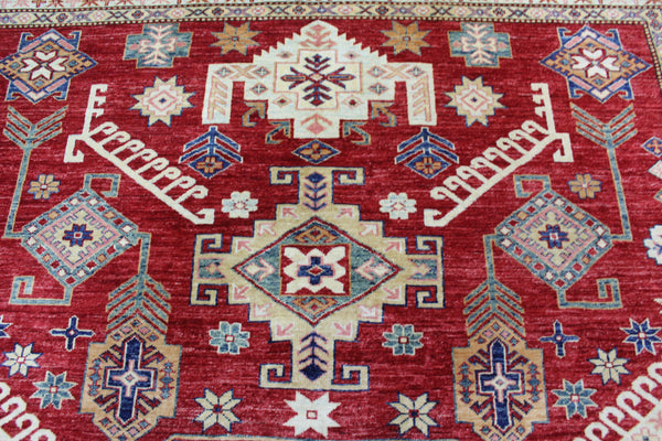 FINE HANDMADE KAZAK RUG 290 X 214 CM