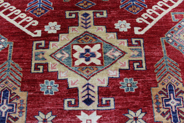 FINE HANDMADE KAZAK RUG 290 X 214 CM