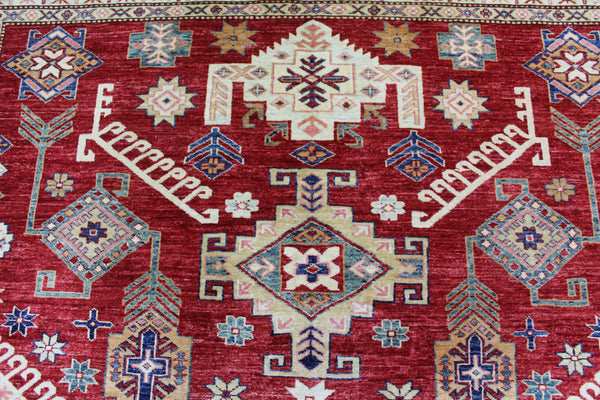 FINE HANDMADE KAZAK RUG 290 X 214 CM