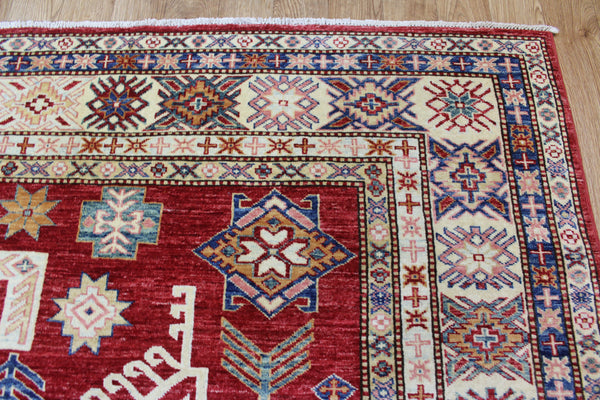 FINE HANDMADE KAZAK RUG 290 X 214 CM