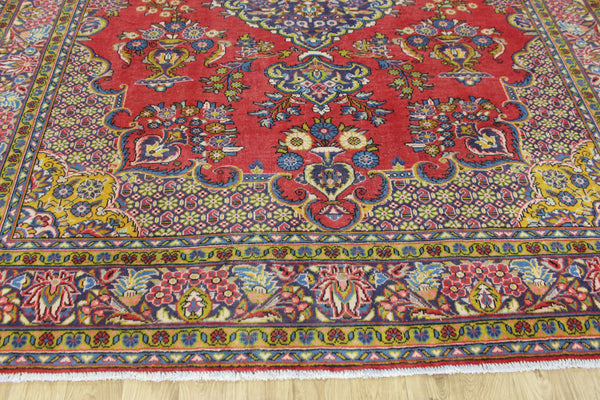 VINTAGE HANDMADE PERSIAN HAMEDAN RUG 325 X 245 CM