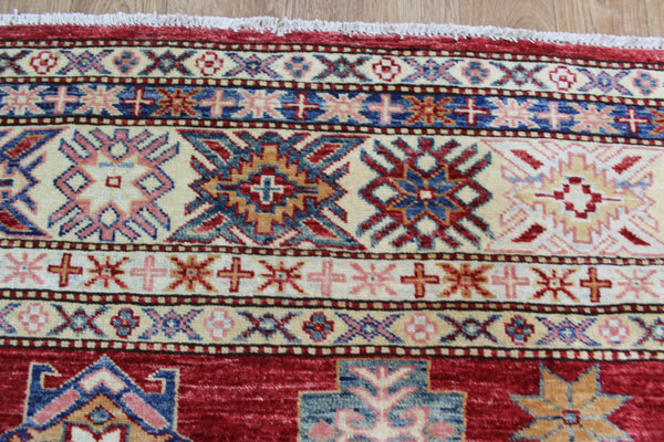 FINE HANDMADE KAZAK RUG 290 X 214 CM