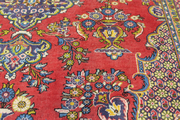 VINTAGE HANDMADE PERSIAN HAMEDAN RUG 325 X 245 CM