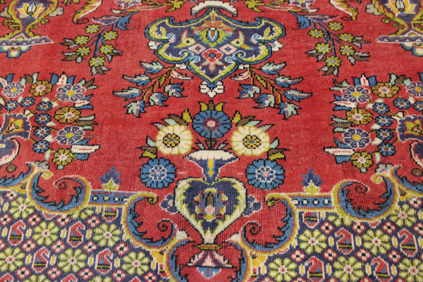 VINTAGE HANDMADE PERSIAN HAMEDAN RUG 325 X 245 CM