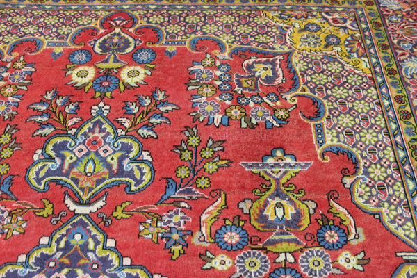 VINTAGE HANDMADE PERSIAN HAMEDAN RUG 325 X 245 CM