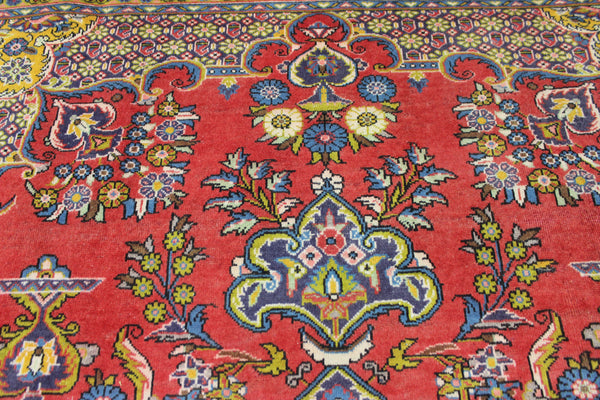 VINTAGE HANDMADE PERSIAN HAMEDAN RUG 325 X 245 CM