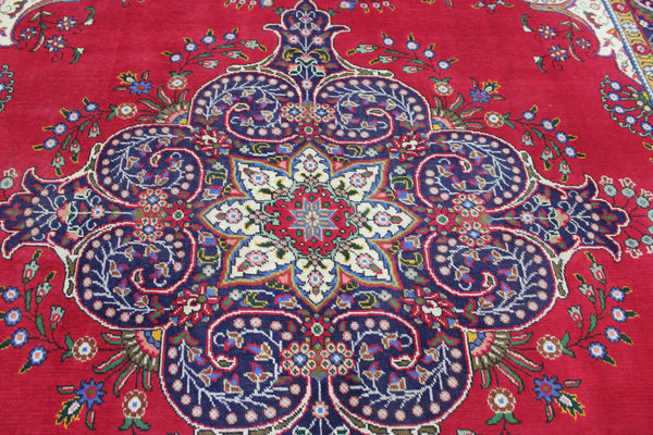 LARGE PERSIAN TABRIZ CARPET FLORAL DESIGN 400 X 290 CM