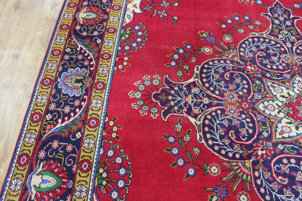 LARGE PERSIAN TABRIZ CARPET FLORAL DESIGN 400 X 290 CM