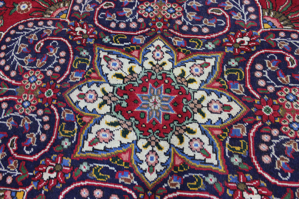 LARGE PERSIAN TABRIZ CARPET FLORAL DESIGN 400 X 290 CM