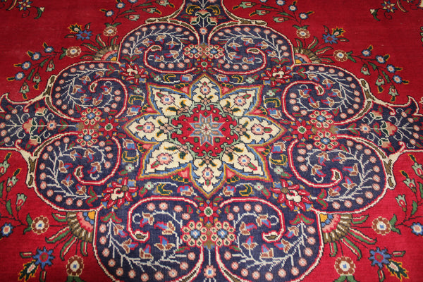 LARGE PERSIAN TABRIZ CARPET FLORAL DESIGN 400 X 290 CM