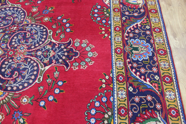 LARGE PERSIAN TABRIZ CARPET FLORAL DESIGN 400 X 290 CM