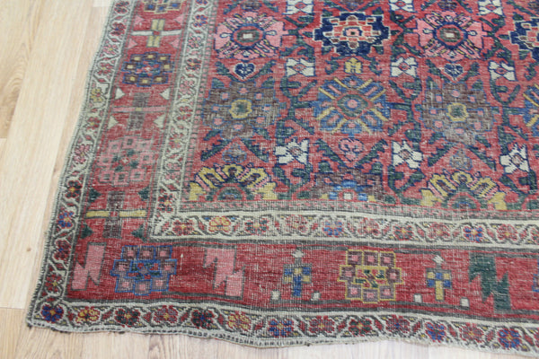 ANTIQUE BIDJAR RUG, CIRCA 1880.