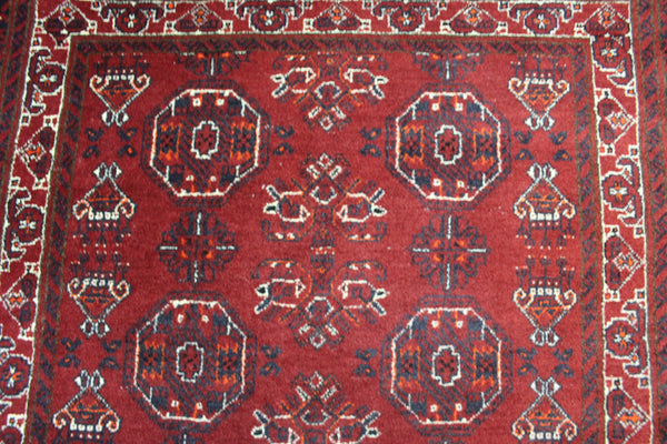 FINE HANDMADE AFGHAN WOOL RUNNER 305 X 87 CM