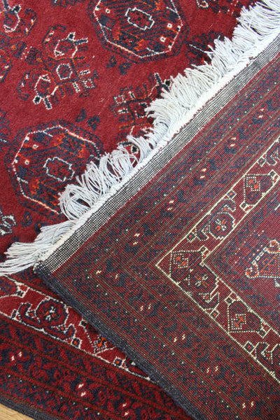 FINE HANDMADE AFGHAN WOOL RUNNER 305 X 87 CM