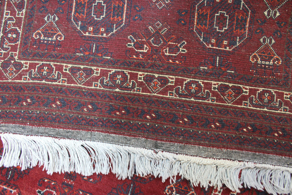 FINE HANDMADE AFGHAN WOOL RUNNER 305 X 87 CM