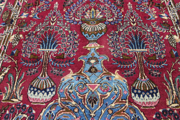 ANTIQUE PERSIAN MASHAD CARPET GARDEN DESIGN 290 X 200 CM