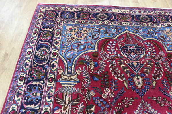 ANTIQUE PERSIAN MASHAD CARPET GARDEN DESIGN 290 X 200 CM
