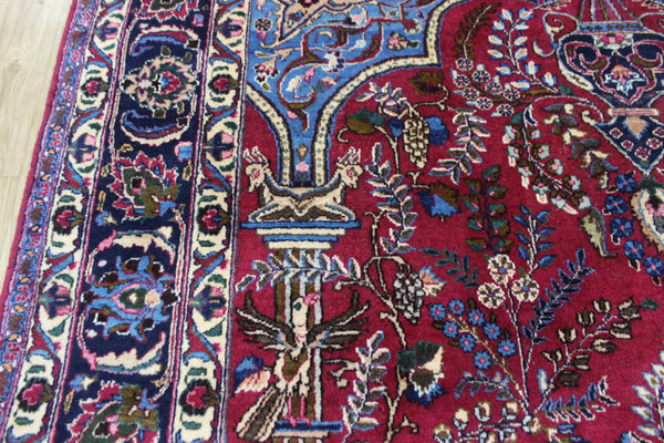 ANTIQUE PERSIAN MASHAD CARPET GARDEN DESIGN 290 X 200 CM