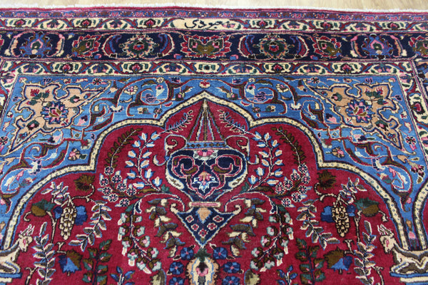 ANTIQUE PERSIAN MASHAD CARPET GARDEN DESIGN 290 X 200 CM