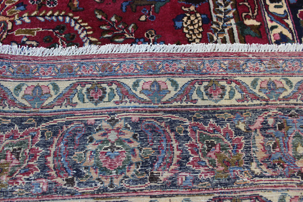 ANTIQUE PERSIAN MASHAD CARPET GARDEN DESIGN 290 X 200 CM