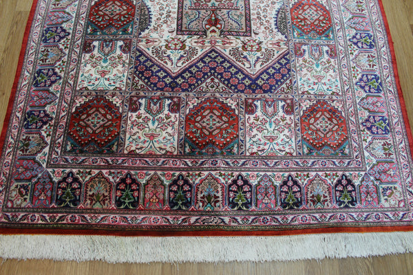 SIGNED PERSIAN QUM SILK RUG 200 X 135 CM