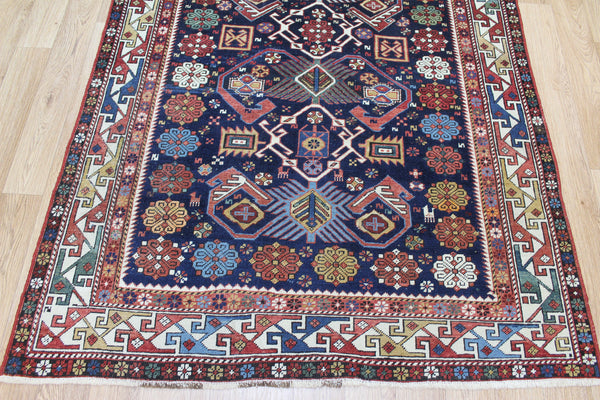 Antique Caucasian Kuba Shirvan Rug, Outstanding Example Of 'bird Tree' Design. Circa 1880.