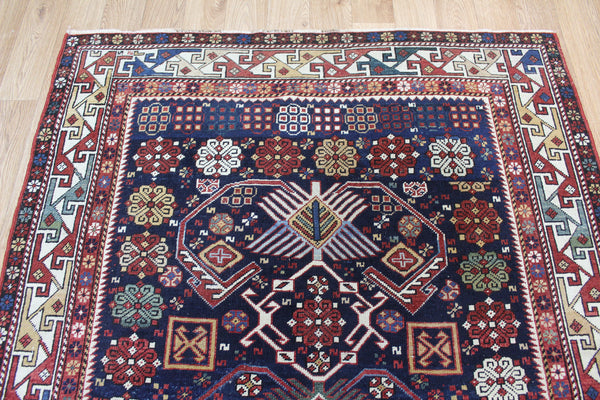 Antique Caucasian Kuba Shirvan Rug, Outstanding Example Of 'bird Tree' Design. Circa 1880.