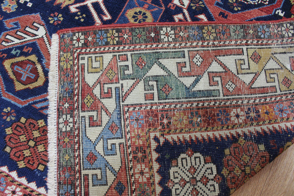 Antique Caucasian Kuba Shirvan Rug, Outstanding Example Of 'bird Tree' Design. Circa 1880.