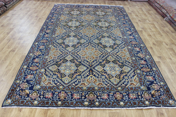 FINE HANDMADE PERSIAN KASHAN WOOL CARPET FLORAL DESIGN 330 X 195 CM