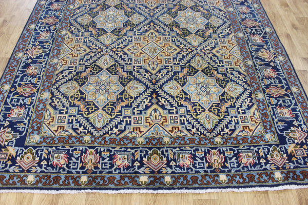 FINE HANDMADE PERSIAN KASHAN WOOL CARPET FLORAL DESIGN 330 X 195 CM
