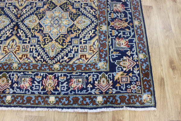 FINE HANDMADE PERSIAN KASHAN WOOL CARPET FLORAL DESIGN 330 X 195 CM