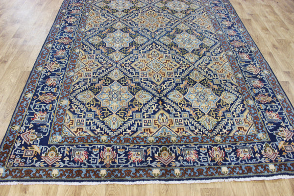 FINE HANDMADE PERSIAN KASHAN WOOL CARPET FLORAL DESIGN 330 X 195 CM