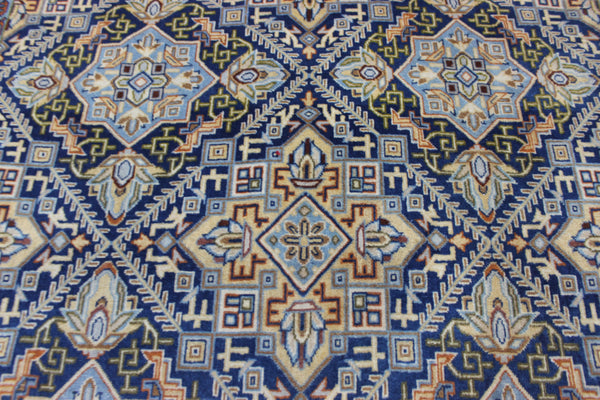 FINE HANDMADE PERSIAN KASHAN WOOL CARPET FLORAL DESIGN 330 X 195 CM