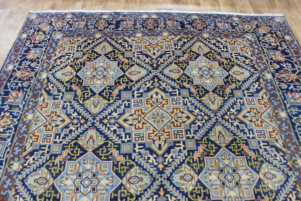 FINE HANDMADE PERSIAN KASHAN WOOL CARPET FLORAL DESIGN 330 X 195 CM