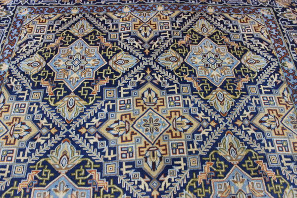 FINE HANDMADE PERSIAN KASHAN WOOL CARPET FLORAL DESIGN 330 X 195 CM