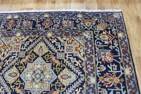 FINE HANDMADE PERSIAN KASHAN WOOL CARPET FLORAL DESIGN 330 X 195 CM