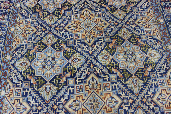 FINE HANDMADE PERSIAN KASHAN WOOL CARPET FLORAL DESIGN 330 X 195 CM