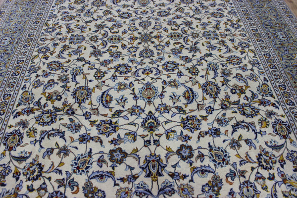 LARGE HANDMADE KASHAN CARPET ALL OVER FLORAL DESIGN 385 X 260 CM