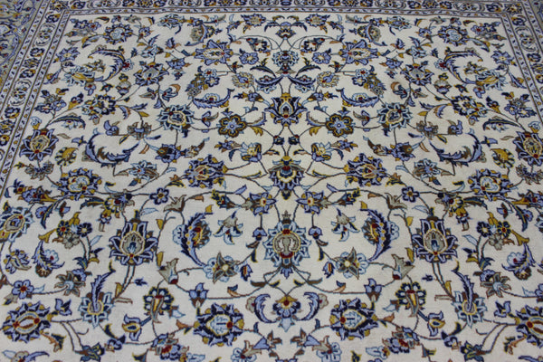 LARGE HANDMADE KASHAN CARPET ALL OVER FLORAL DESIGN 385 X 260 CM