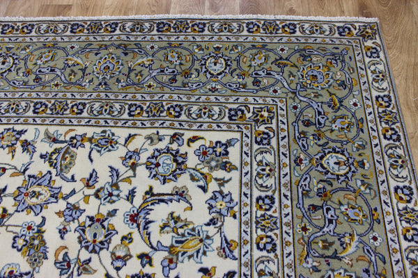 LARGE HANDMADE KASHAN CARPET ALL OVER FLORAL DESIGN 385 X 260 CM