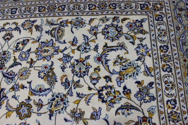 LARGE HANDMADE KASHAN CARPET ALL OVER FLORAL DESIGN 385 X 260 CM