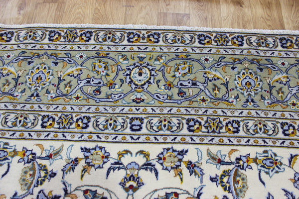 LARGE HANDMADE KASHAN CARPET ALL OVER FLORAL DESIGN 385 X 260 CM