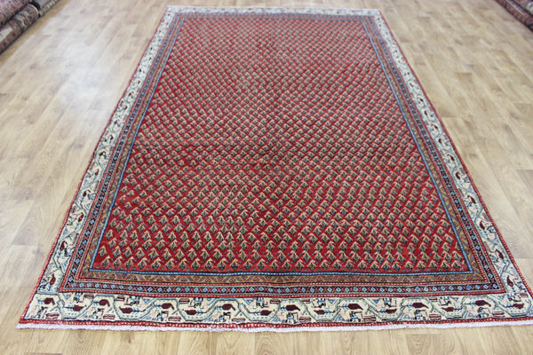 PERSIAN SAROUK CARPET WITH THE WELL KNOWN BOTEH DESIGN 295 X 180 CM