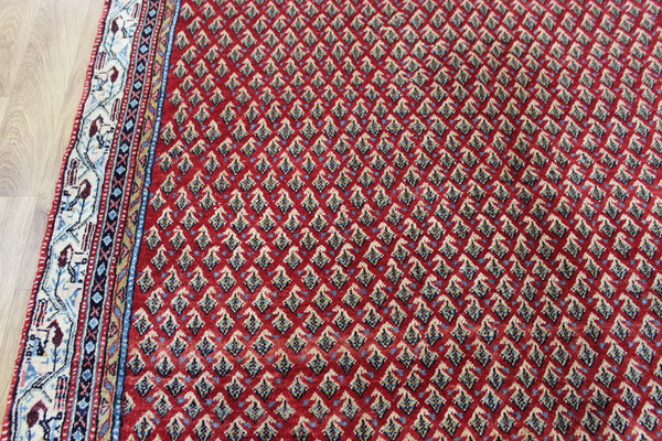 PERSIAN SAROUK CARPET WITH THE WELL KNOWN BOTEH DESIGN 295 X 180 CM
