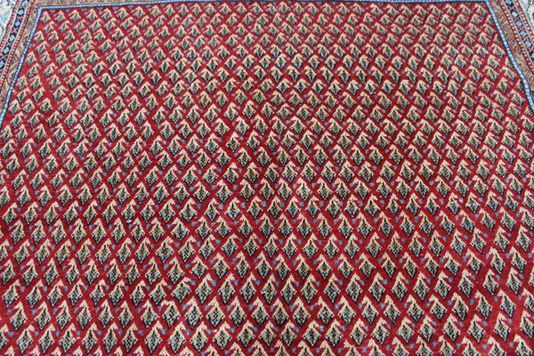 PERSIAN SAROUK CARPET WITH THE WELL KNOWN BOTEH DESIGN 295 X 180 CM