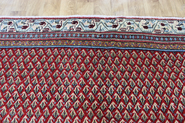 PERSIAN SAROUK CARPET WITH THE WELL KNOWN BOTEH DESIGN 295 X 180 CM
